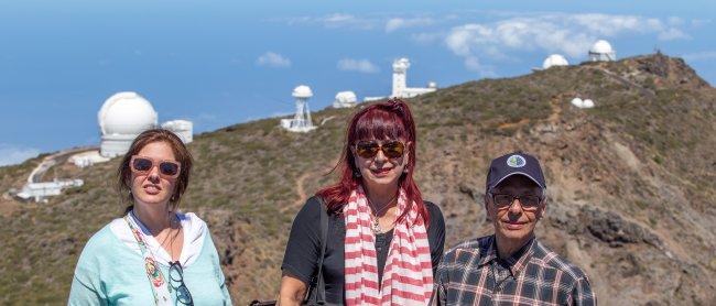 Stars from the world of literature “touch the sky” at the La Palma Observatory