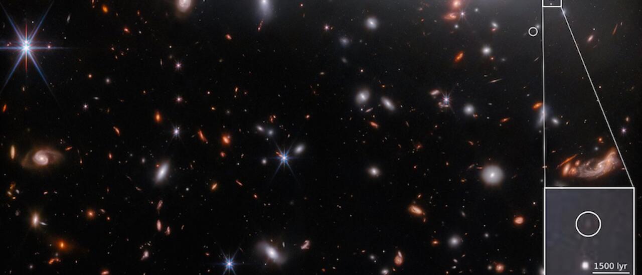 Galaxia diminuta RX J2129-z95