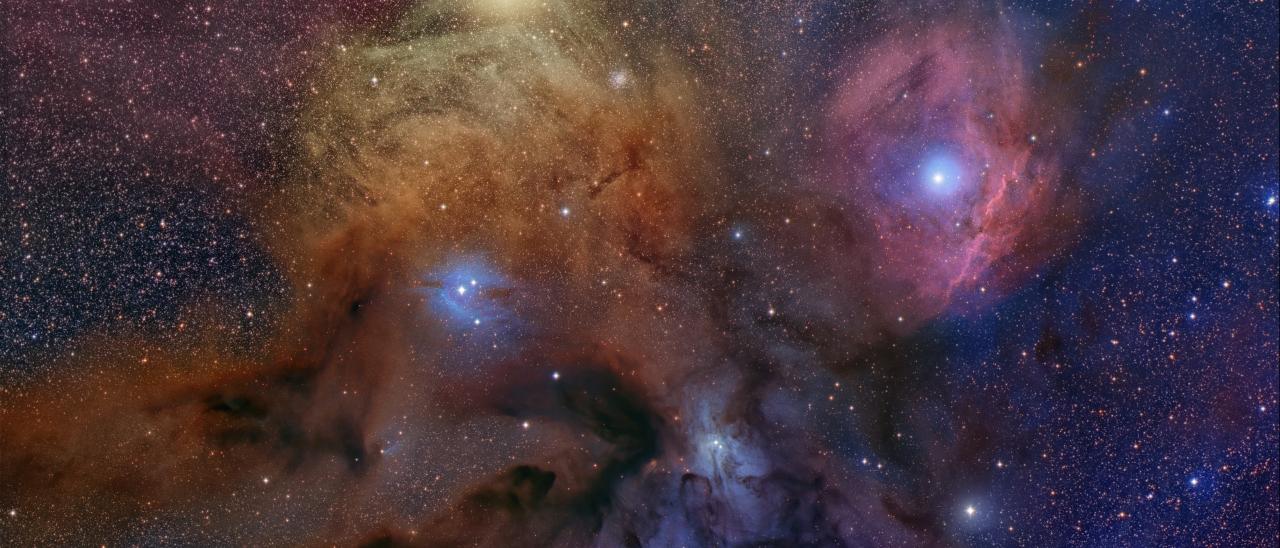 Cúmulos Globulares, Regiones HII y Nebulosas de Reflexión y Oscuras