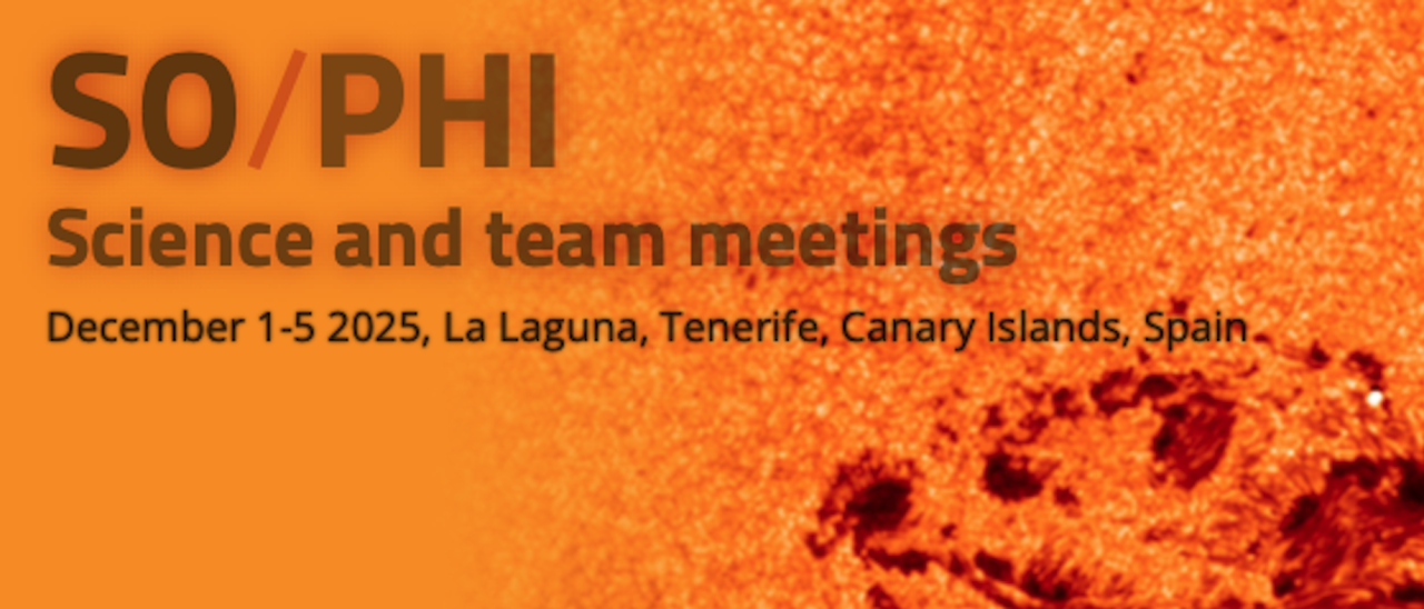 SO/PHI Science and Team Meetings