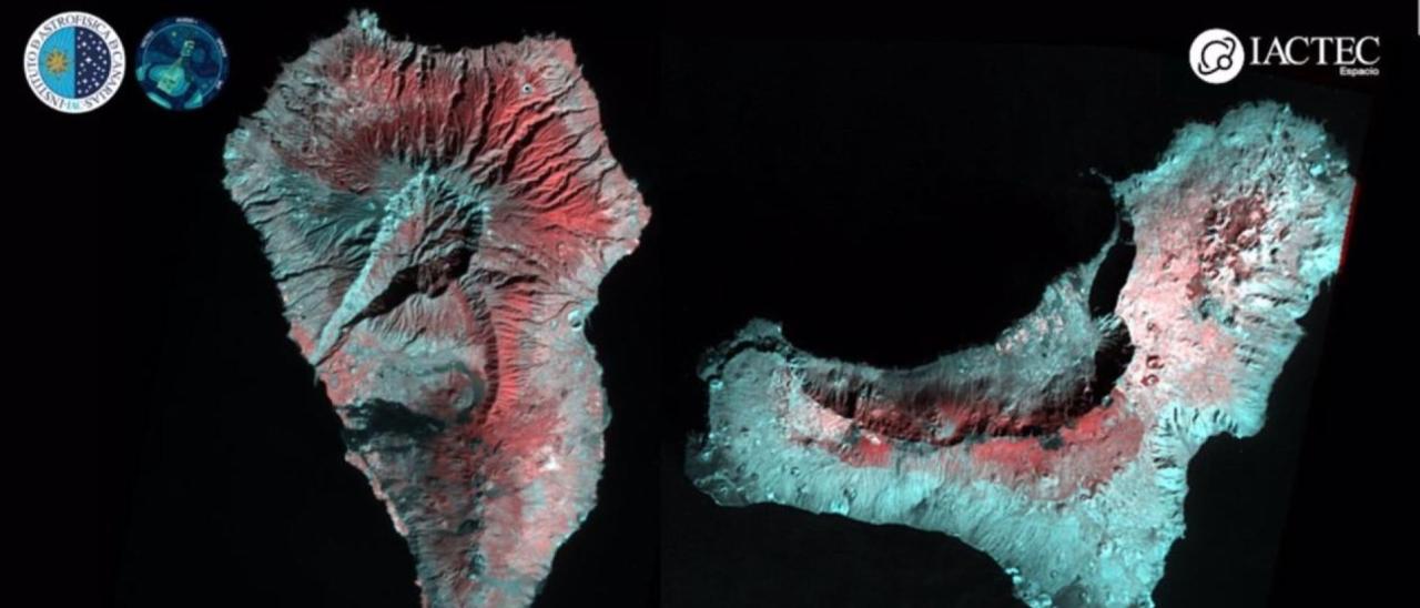 Primeras imágenes captadas por el satélite canario ALISIO-1