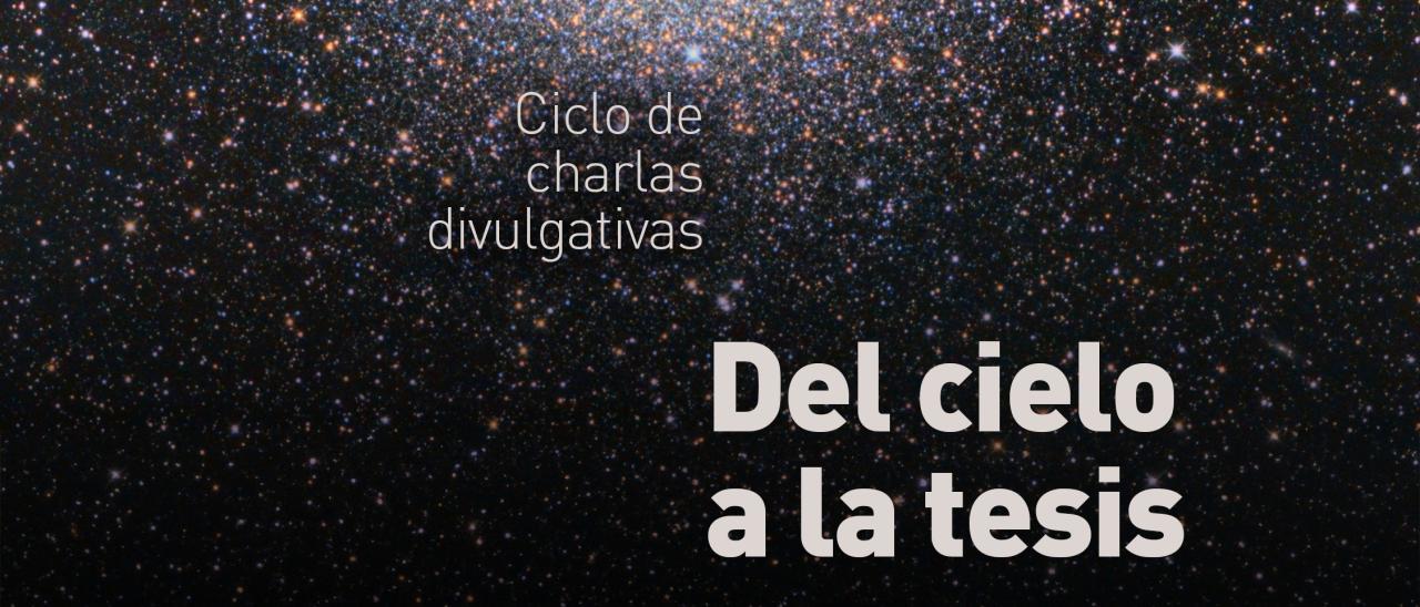 Cartel del cielo a la tesis del próximo 17 de septiembre / IAC