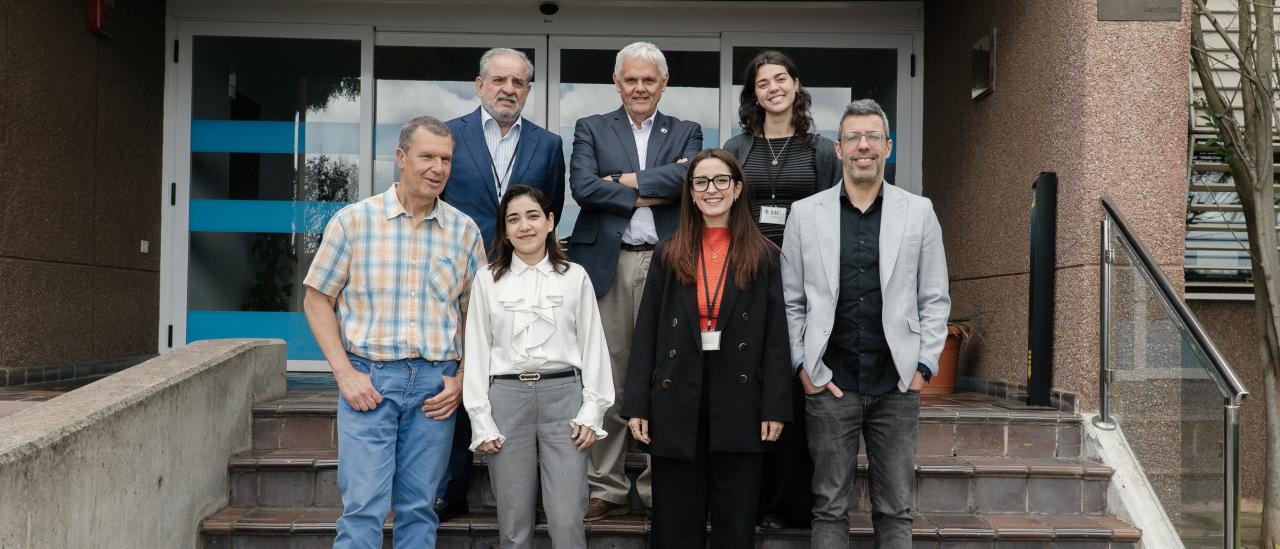 Representantes de la Fundación Mujeres por África y del IAC junto a Amira Tawfeek, investigadora visitante del programa Ciencia por Mujeres