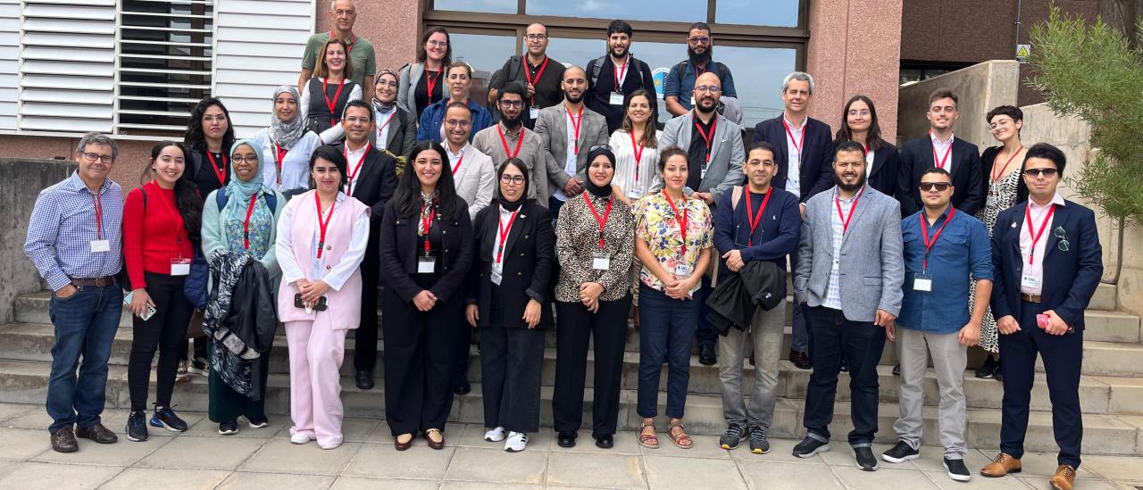La delegación de la University Mohammed VI Polytechnic en el IAC / IAC