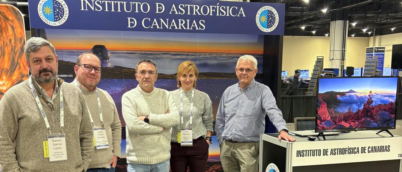 The IAC shows the potential of the Canary Island Observatories at the American Astronomical Society meeting