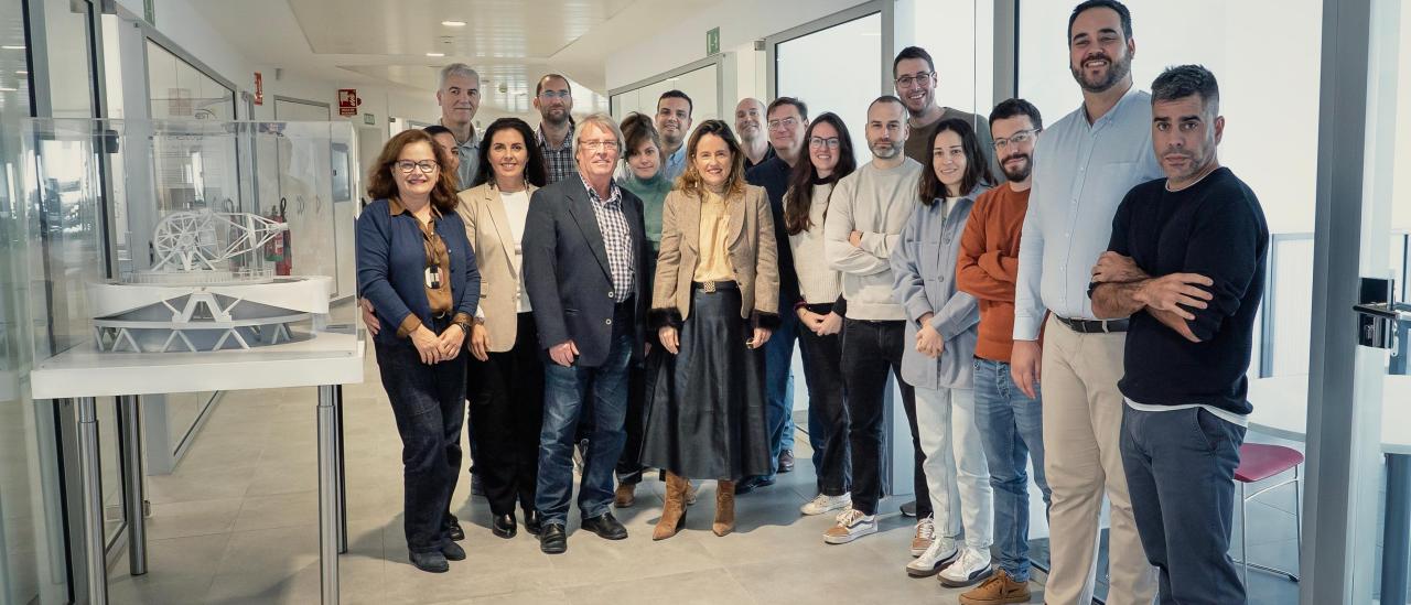 La viceconsejera de Planificación Territorial conoce el proyecto del European Solar Telescope/ Inés Bonet (IAC)