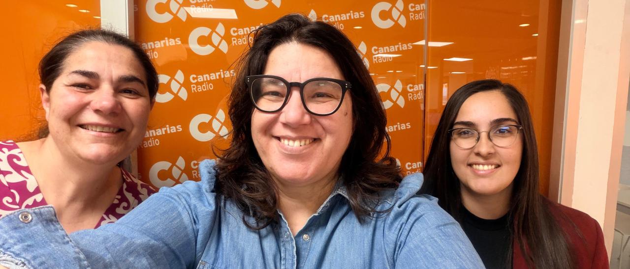 Begoña García Lorenzo, Verónica Martín y Silvia Granja en el programa / IAC