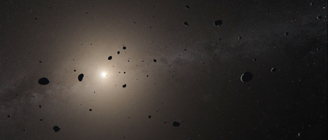 Frame of the video Traveling on a Comet. Credit: Virtualisrealitates