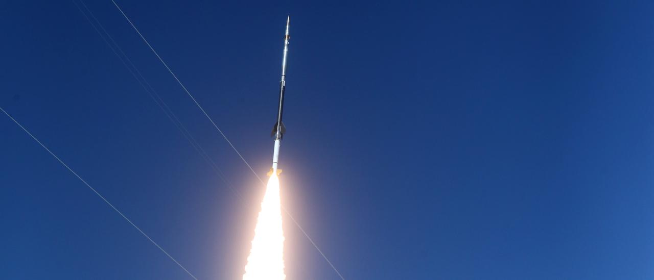 Launch of CLASP-2. Credit: US Army, White Sands Missile Range. 