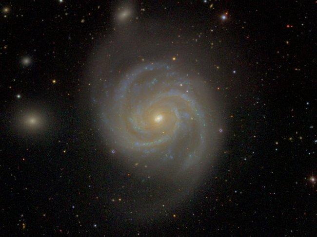 Spiral galaxy Messier 100 (also known as NGC 4321). Credits: "A CATALOG OF DIGITAL IMAGES OF 113 NEARBY GALAXIES", Astronomical Journal.