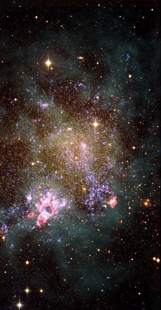 The galaxy IC1613 is a kind of Treasure Island for those investigating massive stars.  This irregular dwarf galaxy is still forming stars, and we find new ones every time we point the GTC towards this galaxy. These objects experience high temperatures in 