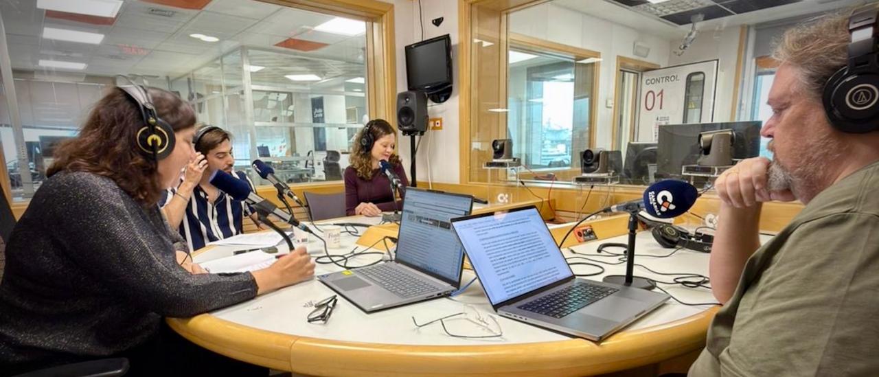 (De izq. a der.) Verónica Martín, Samuel Geraldía, Cristina Ramos y Alfred Rosenberg 