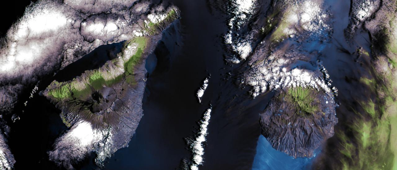 Satellite image of the Canary Islands taken by DRAGO-1