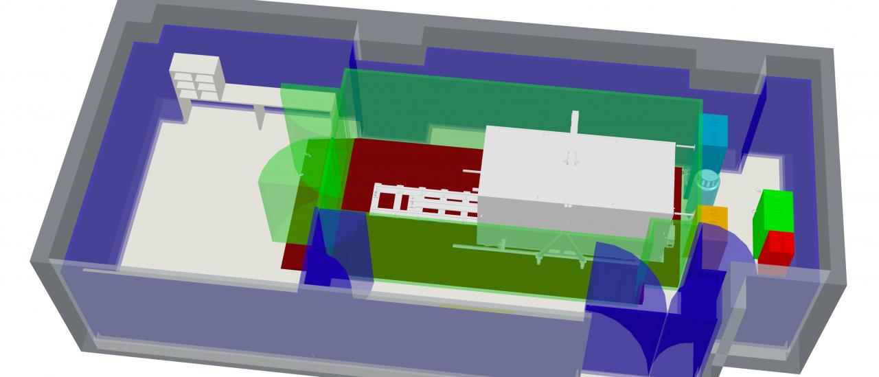 Diseño 3D del instrumento en su ubicación