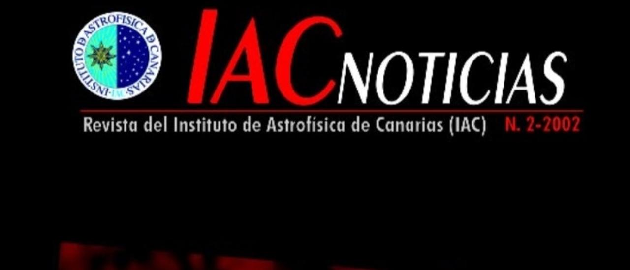Portada IAC NOTICIAS, 1-2002. "Fósiles cósmicos"