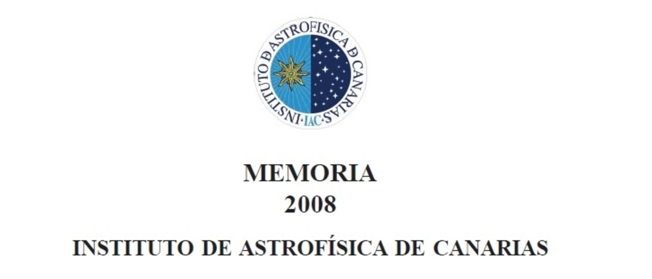 Memoria IAC 2008
