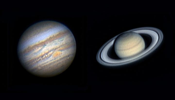 Jupiter and Saturn