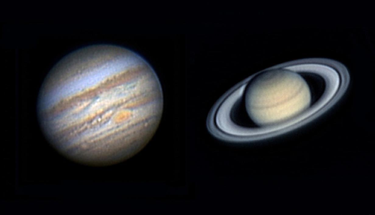 Jupiter and Saturn