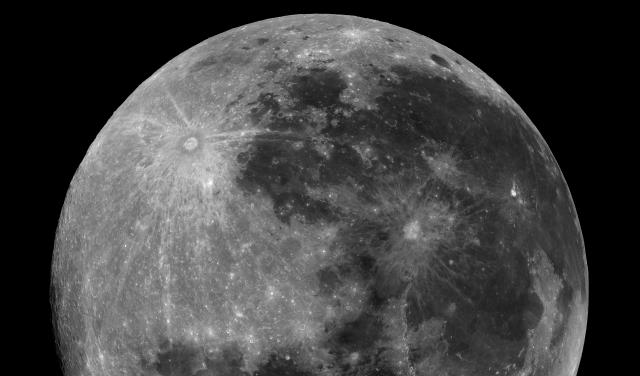 Full moon in IR filter