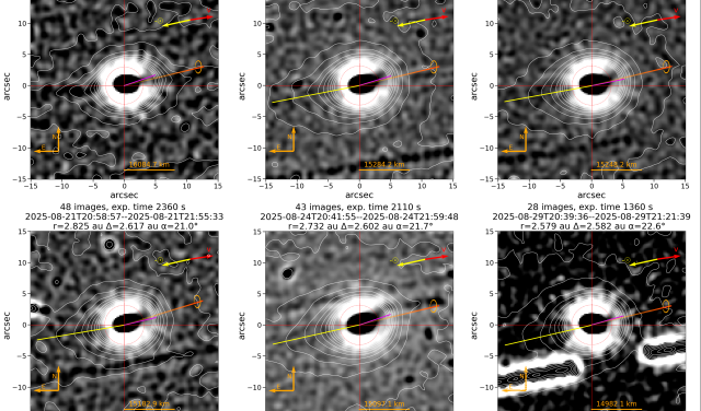 Jet y periodo de rotación del cometa interestelar 3I/ATLAS