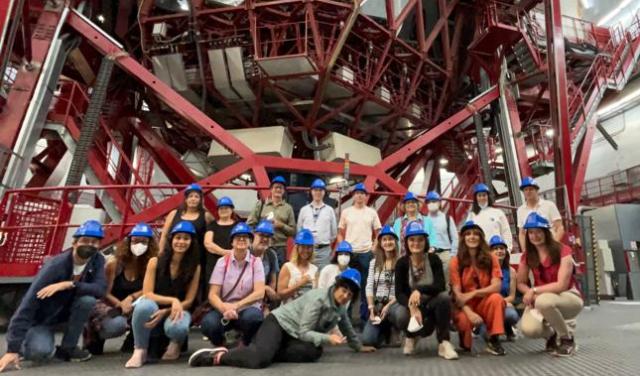 Participantes del curso AEACI 2022 en el Grantecan