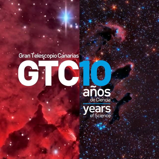 Portada folleto "Gran Telescopio Canarias: 10 años de Ciencia"