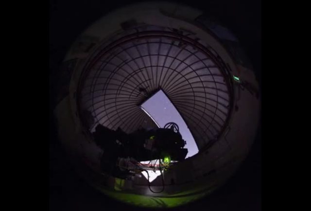 Telescopio IAC80 – Interior cúpula – OT