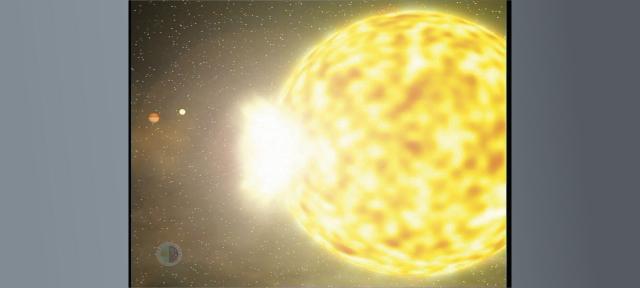 Planet-star collision