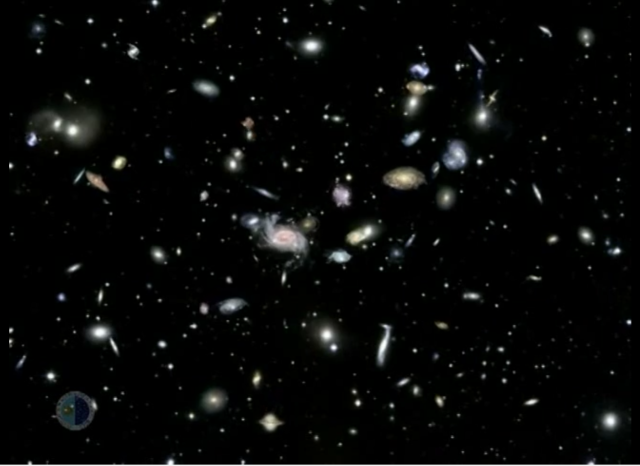 Galaxias en el espacio profundo