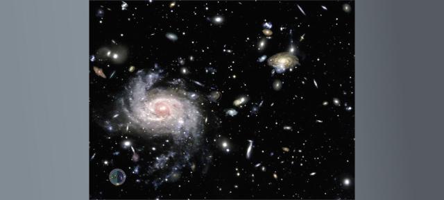 Galaxias en el espacio profundo (zoom in)