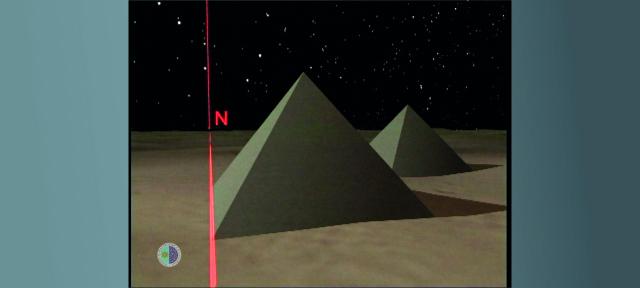 Astronomical orientation of the pyramids