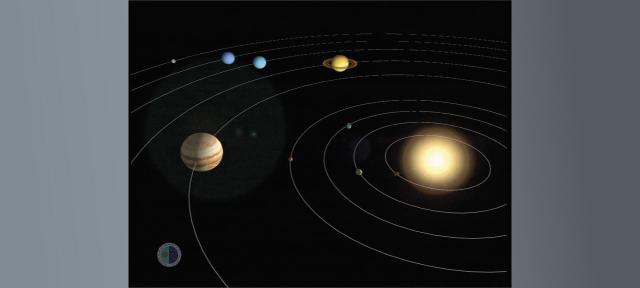 Schematic Solar System