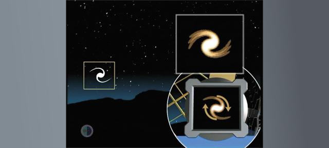 Correción de la rotación de campo en un telescopio altacimutal