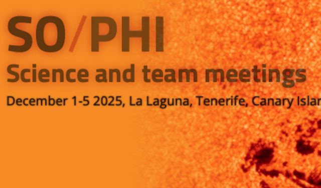 SO/PHI Science and Team Meetings