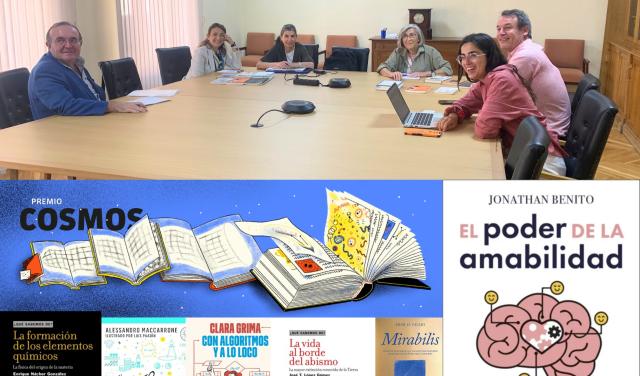  Miembros del Comité Científico Evaluador y libros participantes en la deliberación del Premio Cosmos 2026
