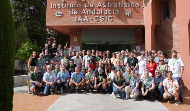 Participantes a la la segunda reunión de los grandes observatorios astronómicos de España celebrada en Granada