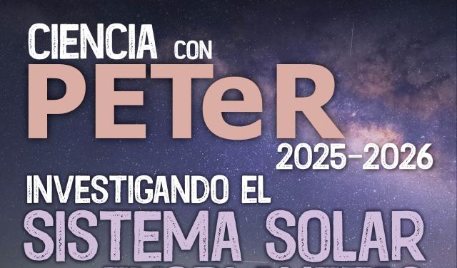 Cartel de ‘Ciencia con PETeR’