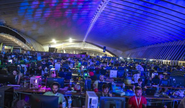 Imagen de la zona LAN de TLP Tenerife, el evento que reúne a más de 50.000 personas en el Recinto Ferial / TLP Tenerife