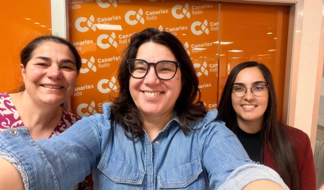 Begoña García Lorenzo, Verónica Martín y Silvia Granja en el programa / IAC