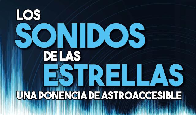 Cartel de la conferencia "Los sonidos de las estrellas" de Enrique Pérez Montero en el MCC