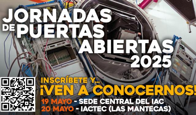 Poster of the Open Days at the IAC and IACTEC Headquarters for Open Government Week 2025