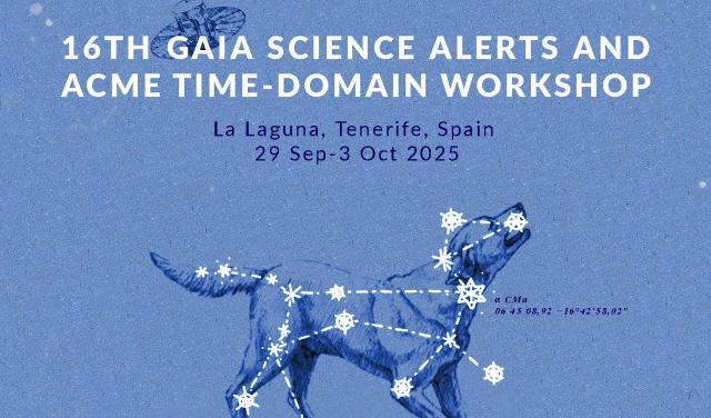 Cartel de los talleres 16th Gaia Science Alerts y ACME Time-Domainel