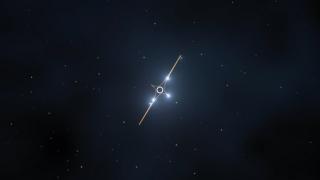 Ícaro, cuyo nombre oficial es "MACS J1149+2223 Lensed Star 1", es la estrella individual más lejana jamás vista. Sólo es visible debido a la magnificación de su brillo producida por un cúmulo masivo de galaxias, localizado a unos 5000 millones de años luz Ícaro, cuyo nombre oficial es "MACS J1149+2223 Lensed Star 1", es la estrella individual más lejana jamás vista. Sólo es visible debido a la magnificación de su brillo producida por un cúmulo masivo de galaxias, localizado a unos 5000 millones de años luz
