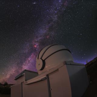 Two-meter Twin Telescope (TTT) operado por Light Bridges en el Observatorio del Teide (Instituto de Astrofísica de Canarias). / J.C. Casado