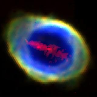 RGB image of the Ring Nebula obtained with WEAVE/LIFU