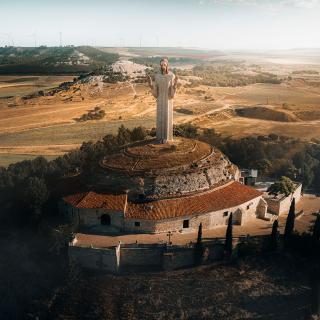 Cerro y Cristo del Otero, en Palencia