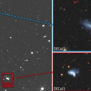 Rare pair of interacting dwarf galaxies observed by the CAVITY project Rare pair of interacting dwarf galaxies observed by the CAVITY project