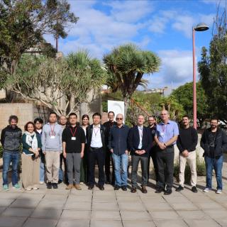 Members of the NAOC, LJMU and IAC attending the meeting about the NRT at the IAC headquarters