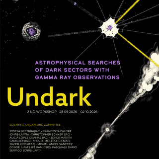 Cartel oficial del 2nd UNDARK Workshop
