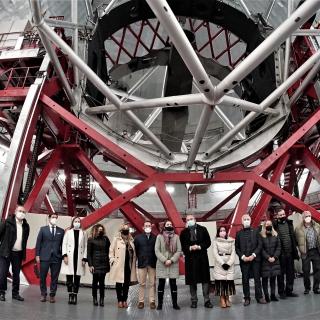 Delegation from the Tourism Summit at the Gran Telescopio Canarias